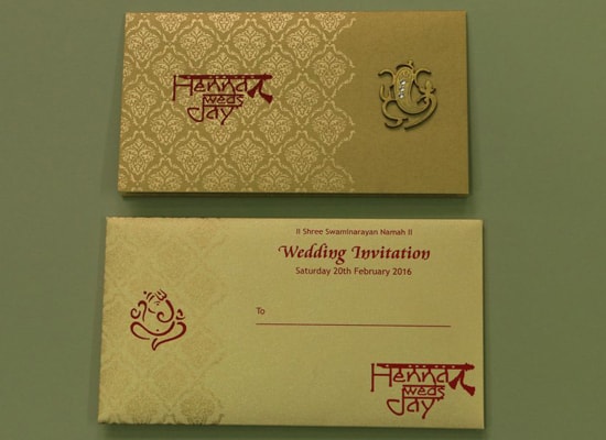 Small Wedding Card